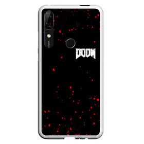 Чехол для Honor P Smart Z с принтом DOOM , Силикон | Область печати: задняя сторона чехла, без боковых панелей | 2019 | bethesda | demon | doom | eternal | ethernal | game | games | logo | monster | runes | wood | демон | дум | дуум | етернал | игра | игры | какодемон | лого | логотип | монстр | монстры | руны | символ | этернал