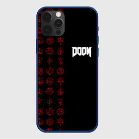 Чехол для iPhone 12 Pro с принтом DOOM - Руны , силикон | область печати: задняя сторона чехла, без боковых панелей | 2019 | bethesda | demon | doom | eternal | ethernal | game | games | logo | monster | runes | демон | дум | дуум | етернал | игра | игры | какодемон | кровь | лого | логотип | монстр | монстры | руны | символ | этернал