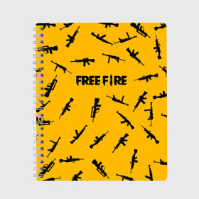 Тетрадь с принтом GARENA FREE FIRE , 100% бумага | 48 листов, плотность листов — 60 г/м2, плотность картонной обложки — 250 г/м2. Листы скреплены сбоку удобной пружинной спиралью. Уголки страниц и обложки скругленные. Цвет линий — светло-серый
 | free fire | garena free fire | гарена 3 | гарена фри | гарена фри фаер | гарено. | игра garena