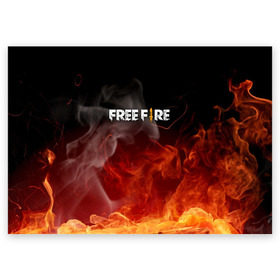Поздравительная открытка с принтом GARENA FREE FIRE , 100% бумага | плотность бумаги 280 г/м2, матовая, на обратной стороне линовка и место для марки
 | Тематика изображения на принте: free fire | garena free fire | гарена 3 | гарена фри | гарена фри фаер | гарено. | игра garena