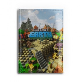 Обложка для автодокументов с принтом MINECRAFT EARTH , натуральная кожа |  размер 19,9*13 см; внутри 4 больших “конверта” для документов и один маленький отдел — туда идеально встанут права | craft | creeper | dungeon | dungeons | earth | game | logo | mine | minecraft | mobile | online | дунгеонс | земля | зомбиы | игра | крипер | лого | майкрафт | майнкрафт | мобайл | онлайн | подземелье | подземелья