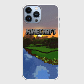 Чехол для iPhone 13 Pro Max с принтом MINECRAFT ,  |  | Тематика изображения на принте: craft | creeper | dungeon | dungeons | earth | game | logo | mine | minecraft | mobile | online | дунгеонс | земля | зомбиы | игра | крипер | лого | майкрафт | майнкрафт | мобайл | онлайн | подземелье | подземелья