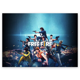 Поздравительная открытка с принтом FREE FIRE , 100% бумага | плотность бумаги 280 г/м2, матовая, на обратной стороне линовка и место для марки
 | battle | battlegrounds | fire | free | game | games | garena | logo | mobile | royale | батлграунд | битва | гарена | гарено | игра | игры | королевская | лого | логотип | мобайл | онлайн | символ | фаер | фаир | фри