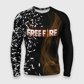 Мужской рашгард 3D с принтом FREE FIRE ,  |  | free fire | free fire pc | game | garena | mobile game | royale | trsffb | битва онлайн | гарена | игра | огонь | свободный огонь | фри фаер