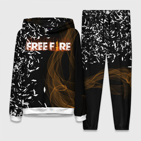 Женский костюм 3D (с толстовкой) с принтом FREE FIRE ,  |  | free fire | free fire pc | game | garena | mobile game | royale | trsffb | битва онлайн | гарена | игра | огонь | свободный огонь | фри фаер