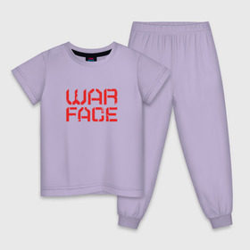Детская пижама хлопок с принтом WARFACE , 100% хлопок |  брюки и футболка прямого кроя, без карманов, на брюках мягкая резинка на поясе и по низу штанин
 | warface | вар фейс | варфейс