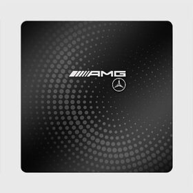 Магнит виниловый Квадрат с принтом Mercedes , полимерный материал с магнитным слоем | размер 9*9 см, закругленные углы | amg | mercedes | авто | автомобиль | иномарка | логотип | машина | мерседес | текстура