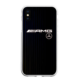 Чехол для iPhone XS Max матовый с принтом Mercedes , Силикон | Область печати: задняя сторона чехла, без боковых панелей | amg | mercedes | авто | автомобиль | иномарка | логотип | машина | мерседес | текстура
