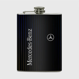 Фляга с принтом Mercedes , металлический корпус | емкость 0,22 л, размер 125 х 94 мм. Виниловая наклейка запечатывается полностью | amg | mercedes | авто | автомобиль | иномарка | логотип | машина | мерседес | текстура