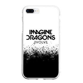 Чехол для iPhone 7Plus/8 Plus матовый с принтом IMAGINE DRAGONS , Силикон | Область печати: задняя сторона чехла, без боковых панелей | evolve | id | imagine dragons | драконы | ид