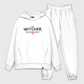 Мужской костюм хлопок OVERSIZE с принтом THE WITCHER 3 ,  |  | cd projekt red | ciri | game | geralt | geralt of rivia | gwynbleidd | the witcher | the witcher 3: wild hunt | ведьмак | ведьмак 3: дикая охота | геральт | геральт из ривии | цири | цирилла