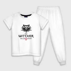 Детская пижама хлопок с принтом THE WITCHER 3:WILD HUNT , 100% хлопок |  брюки и футболка прямого кроя, без карманов, на брюках мягкая резинка на поясе и по низу штанин
 | Тематика изображения на принте: cd projekt red | ciri | game | geralt | geralt of rivia | gwynbleidd | the witcher | the witcher 3: wild hunt | ведьмак | ведьмак 3: дикая охота | геральт | геральт из ривии | цири | цирилла