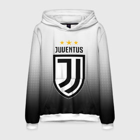 Мужская толстовка 3D с принтом JUVENTUS , 100% полиэстер | двухслойный капюшон со шнурком для регулировки, мягкие манжеты на рукавах и по низу толстовки, спереди карман-кенгуру с мягким внутренним слоем. | Тематика изображения на принте: cr7 | juve | juventus | ronaldo | роналдо | ювентус