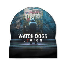 Шапка 3D с принтом WATCH DOGS LEGION , 100% полиэстер | универсальный размер, печать по всей поверхности изделия | ded sec | fox | hacker | legion | watch dogs | watch dogs 2 | watch dogs legion | легион | хакер