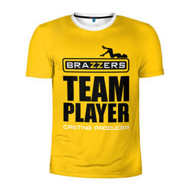 Мужская футболка 3D спортивная с принтом Brazzers Team player , 100% полиэстер с улучшенными характеристиками | приталенный силуэт, круглая горловина, широкие плечи, сужается к линии бедра | Тематика изображения на принте: adults | brazzers | casting | emblem | films | girl | inscription | logo | player | producer | silhouette | studio | team | девушка | игрок | кастинг | командный | логотип | надпись | продюсер | силуэт | студия | фильмы | эмблема