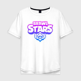 Мужская футболка хлопок Oversize с принтом BRAWL STARS , 100% хлопок | свободный крой, круглый ворот, “спинка” длиннее передней части | android | brawl stars | colt | crow | games | leon | penny | poco. | shelly | spike | wanted | брав | бравл старс | звезды | игры | мобильные игры | старс