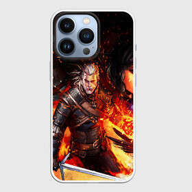 Чехол для iPhone 13 Pro с принтом THE WITCHER 3:WILD HUNT ,  |  | cd projekt red | ciri | game | geralt | geralt of rivia | gwynbleidd | the witcher | the witcher 3: wild hunt | ведьмак | ведьмак 3: дикая охота | геральт | геральт из ривии | цири | цирилла