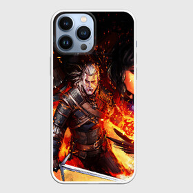 Чехол для iPhone 13 Pro Max с принтом THE WITCHER 3:WILD HUNT ,  |  | cd projekt red | ciri | game | geralt | geralt of rivia | gwynbleidd | the witcher | the witcher 3: wild hunt | ведьмак | ведьмак 3: дикая охота | геральт | геральт из ривии | цири | цирилла