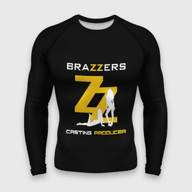 Мужской рашгард 3D с принтом Brazzers Casting producer ,  |  | adults | brazzers | casting | girls | inscription | logo | movies | producer | silhouette | studio | девушки | кастинг | логотип | надпись | продюсер | силуэт | студия | фильмы