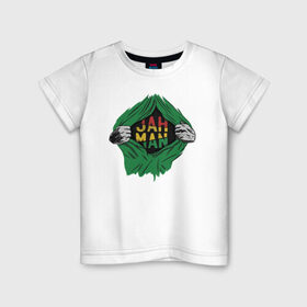 Детская футболка хлопок с принтом Регги , 100% хлопок | круглый вырез горловины, полуприлегающий силуэт, длина до линии бедер | bob marley | chillin | rasta | reggae | боб | боб марли | марли | раста | растаман | регги