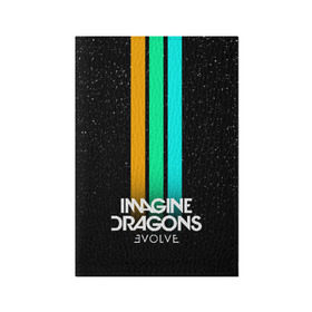 Обложка для паспорта матовая кожа с принтом РЮКЗАК IMAGINE DRAGONS , натуральная матовая кожа | размер 19,3 х 13,7 см; прозрачные пластиковые крепления | Тематика изображения на принте: evolve | id | imagine dragons | драконы | ид