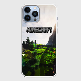 Чехол для iPhone 13 Pro Max с принтом MINECRAFT ,  |  | Тематика изображения на принте: craft | creeper | dungeon | dungeons | earth | game | logo | mine | minecraft | mobile | online | дунгеонс | земля | зомби | игра | крипер | лого | майкрафт | майнкрафт | мобайл | онлайн | подземелье | подземелья