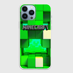 Чехол для iPhone 13 Pro Max с принтом MINECRAFT ,  |  | Тематика изображения на принте: craft | creeper | dungeon | dungeons | earth | game | logo | mine | minecraft | mobile | online | дунгеонс | земля | зомби | игра | крипер | лого | майкрафт | майнкрафт | мобайл | онлайн | подземелье | подземелья