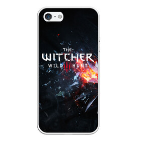 Чехол для iPhone 5/5S матовый с принтом THE WITCHER 3 , Силикон | Область печати: задняя сторона чехла, без боковых панелей | cd projekt red | ciri | game | geralt | geralt of rivia | gwynbleidd | the witcher | the witcher 3: wild hunt | ведьмак | ведьмак 3: дикая охота | геральт | геральт из ривии | цири | цирилла