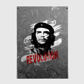 Постер с принтом Че Гевара , 100% бумага
 | бумага, плотность 150 мг. Матовая, но за счет высокого коэффициента гладкости имеет небольшой блеск и дает на свету блики, но в отличии от глянцевой бумаги не покрыта лаком | che | che guevara | cuba | ernesto guevara | guerrilla | revolution | viva la | viva la revolution | история | куба | партизан | революция | свобода | че | че гевара | чегевара