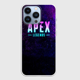 Чехол для iPhone 13 Pro с принтом Apex Legends. Neon logo ,  |  | Тематика изображения на принте: apex | apex legends | bangalor | bloodhound | caustic | crypto | gibraltar | legends | lifeline | logo | mirage | neon | pathfinder | titanfall | watson | wraith | апекс | неон
