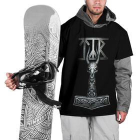 Накидка на куртку 3D с принтом Язычество , 100% полиэстер |  | ethnic | folk | runes | slav | викинги | руны | русь | скандинавия | славяне | фолк | фольклор | этника | этно | язычество
