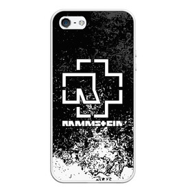 Чехол для iPhone 5/5S матовый с принтом RAMMSTEIN , Силикон | Область печати: задняя сторона чехла, без боковых панелей | rammstein | рамштайн