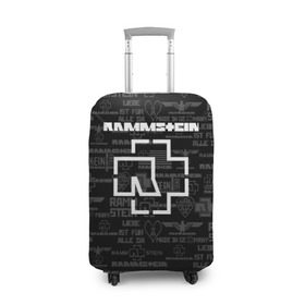 Чехол для чемодана 3D с принтом RAMMSTEIN , 86% полиэфир, 14% спандекс | двустороннее нанесение принта, прорези для ручек и колес | metallica | rammstein | rock | металл | музыка | раммштайн | рок