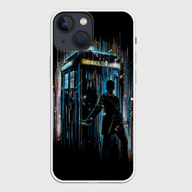 Чехол для iPhone 13 mini с принтом ДОКТОР КТО | DOCTOR WHO ,  |  | bbc | david tennant | doctor who | matt smith | peter capaldi | science fiction | tardis | би би си | доктор кто | дэвид теннант | мэтт смит | питер капальди | тардис | фантастика