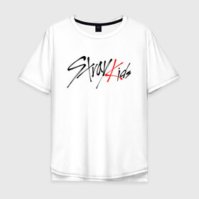 Мужская футболка хлопок Oversize с принтом STRAY KIDS BANGCHAN , 100% хлопок | свободный крой, круглый ворот, “спинка” длиннее передней части | skz | stray kids | бан чан | ли ноу | скз | стрей кидс | сынмин | уджин | феликс | хан | хёджин | чанбин