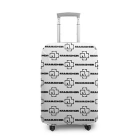 Чехол для чемодана 3D с принтом RAMMSTEIN , 86% полиэфир, 14% спандекс | двустороннее нанесение принта, прорези для ручек и колес | lindemann | rammstein | рамштайн | тилль линдеманн