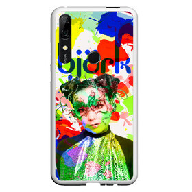 Чехол для Honor P Smart Z с принтом Bjork , Силикон | Область печати: задняя сторона чехла, без боковых панелей | art pop | avant garde | biork | bjork | electronica | experimental | авантгард | арт поп | бьёрк | бьйорк | бьорк | вокал | краски | радуга | цвета | электронтка