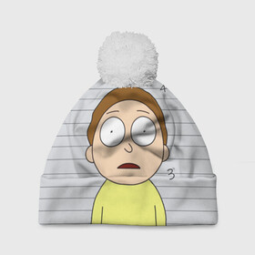 Шапка 3D c помпоном с принтом Morty is in prison , 100% полиэстер | универсальный размер, печать по всей поверхности изделия | c 137 | morty | morty smith | portal | rick | rick and morty | rick sanchez | sanchez | smith | морти | морти смит | портал | рик | рик и морти | рик санчез | санчез | смит