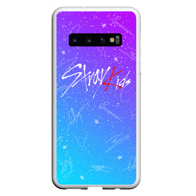 Чехол для Samsung Galaxy S10 с принтом STRAY KIDS АВТОГРАФЫ , Силикон | Область печати: задняя сторона чехла, без боковых панелей | Тематика изображения на принте: skz | stray kids | бан чан | ли ноу | скз | стрей кидс | сынмин | уджин | феликс | хан | хёджин | чанбин