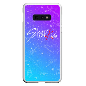 Чехол для Samsung S10E с принтом STRAY KIDS АВТОГРАФЫ , Силикон | Область печати: задняя сторона чехла, без боковых панелей | skz | stray kids | бан чан | ли ноу | скз | стрей кидс | сынмин | уджин | феликс | хан | хёджин | чанбин