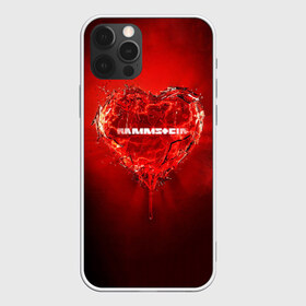 Чехол для iPhone 12 Pro Max с принтом Rammstein (сердце) , Силикон |  | Тематика изображения на принте: hard | metal | music | rammstein | rock | метал | метал группа | надпись | немецкая | рамштайн | рок | сердце | тилль линдеманн
