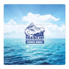 Магнитный плакат 3Х3 с принтом Marlin , Полимерный материал с магнитным слоем | 9 деталей размером 9*9 см | fin | fishing | fishing line | hook | marlin | ocean | spinner | water | блесна | крючок | леска | марлин | океан | плавник | рыбалка