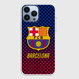 Чехол для iPhone 13 Pro Max с принтом FC BARCELONA ,  |  | Тематика изображения на принте: barcelona | fc barca | барка | барселона