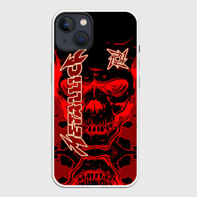 Чехол для iPhone 13 с принтом Metallica ,  |  | album | black | concert | heavy | kirk | metal | metallica | music | rock | tolls | джеймс хэтфилд | кирк хэмметт | клифф бёртон | ларс ульрих | метал | металлика | трэш