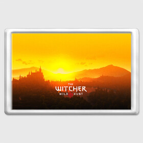 Магнит 45*70 с принтом THE WITCHER 3:WILD HUNT , Пластик | Размер: 78*52 мм; Размер печати: 70*45 | cd projekt red | ciri | game | geralt | geralt of rivia | gwynbleidd | the witcher | the witcher 3: wild hunt | ведьмак | ведьмак 3: дикая охота | геральт | геральт из ривии | цири | цирилла