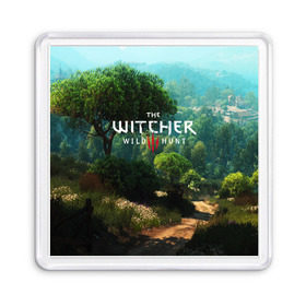 Магнит 55*55 с принтом THE WITCHER 3:WILD HUNT , Пластик | Размер: 65*65 мм; Размер печати: 55*55 мм | cd projekt red | ciri | game | geralt | geralt of rivia | gwynbleidd | the witcher | the witcher 3: wild hunt | ведьмак | ведьмак 3: дикая охота | геральт | геральт из ривии | цири | цирилла