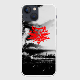 Чехол для iPhone 13 mini с принтом ВЕДЬМАК ,  |  | cd projekt red | ciri | game | geralt | geralt of rivia | gwynbleidd | the witcher | the witcher 3: wild hunt | ведьмак | ведьмак 3: дикая охота | геральт | геральт из ривии | цири | цирилла