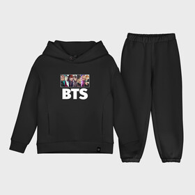 Детский костюм хлопок Oversize с принтом BTS ,  |  | army | bangtan boys | beyond the scene | bts | k pop | kpop | love yourself | бтс | к поп