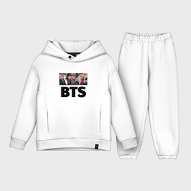 Детский костюм хлопок Oversize с принтом BTS ,  |  | army | bangtan boys | beyond the scene | bts | k pop | kpop | love yourself | бтс | к поп