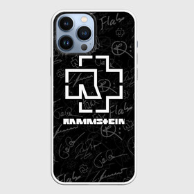 Чехол для iPhone 13 Pro Max с принтом RAMMSTEIN ,  |  | Тематика изображения на принте: rammstein | рамштайн